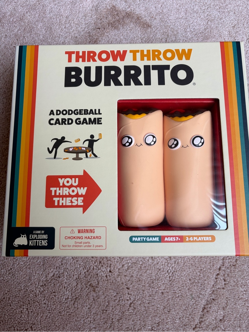 Throw Throw Burrito Party Game